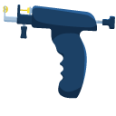Piercer: Piercing Machine and Gemstone Earring cursor