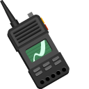 Policeman: Walkie Talkie and Police Badge pointer
