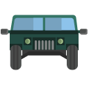 Soldier: Binoculars and Off-Road Car cursor