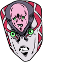 JoJo's Bizarre Adventure Diavolo and King Crimson pointer