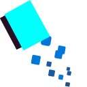 Just Shapes and Beats Blue Square and Big Cube pointer