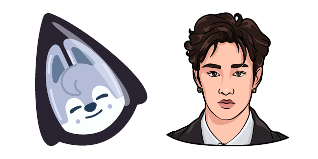 Stray Kids Bang Chan and Wolf Chan