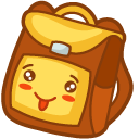 Cute Bell and Backpack cursor