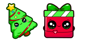 Cute Christmas Tree and Gift