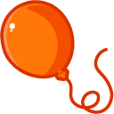 Cute Crocodile with a Balloon pointer