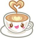 Cute Cups of Tea and Coffee cursor