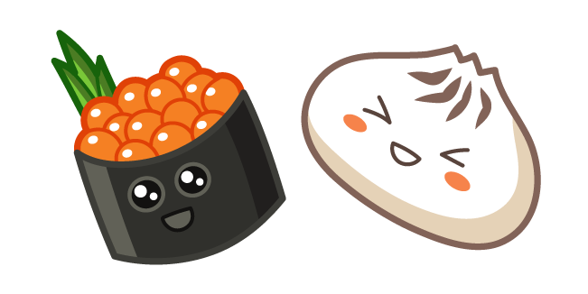 Cute Gunkan Maki and Baozi