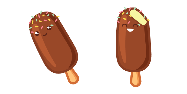 Cute Ice Cream on a Stick