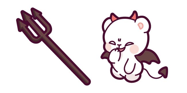 Cute Milk Bear Devil