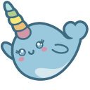 Cute Narwhal cursor