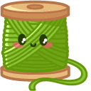 Cute Needle and Spool of Thread cursor