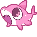 Cute Pink Shark cursor