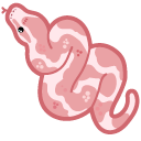 Cute Pink Snake pointer