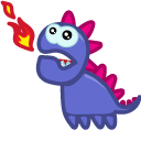 Cute Purple Dragon pointer