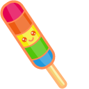 Cute Rainbow and Watermelon Frozen Juice pointer