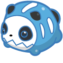 Cute Skeleton Panda Sea Squirts cursor