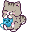Cute Yarn Ball and Kitten cursor
