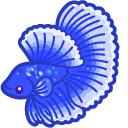 Kawaii Blue Butterfly and Fish cursor