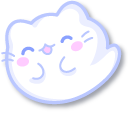 Kawaii Cat Ghost cursor