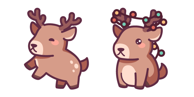 Kawaii Christmas Deer