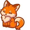 Kawaii Fox cursor