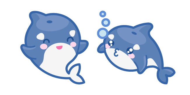 Kawaii Funny Orcas