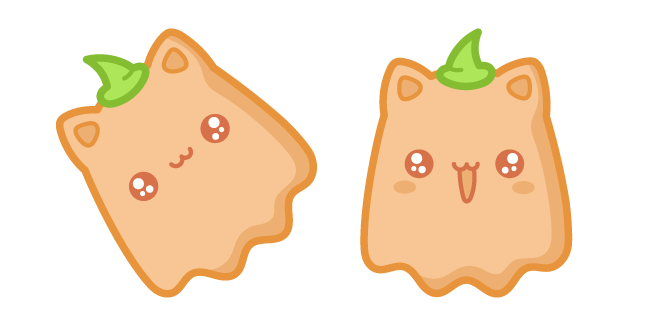 Kawaii Ghost Pumpkin Cat