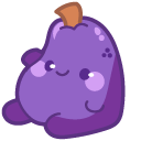 Kawaii Green Pepper and Eggplant cursor