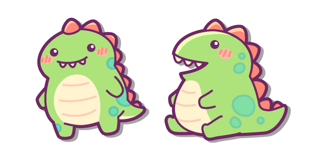 Kawaii Happy Little Dino