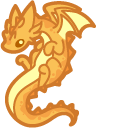 Kawaii Orange and Green Dragons cursor