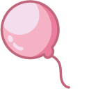 Kawaii Pink Teddy and Balloon pointer