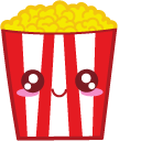 Kawaii Popcorn and Film pointer