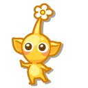 Kawaii Red Pikmin and Yellow Pikmin cursor