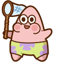 Kawaii SpongeBob and Patrick cursor