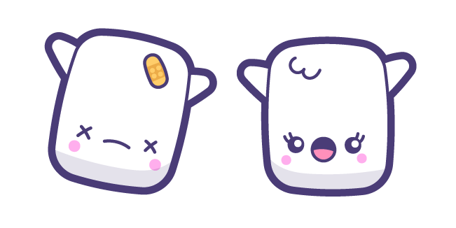 Kawaii White Marshmallows