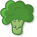 Kawaii Yellow Pepper and Broccoli cursor