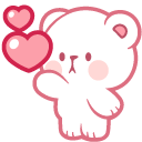 Milk & Mocha Milk Bear Love cursor