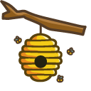 Milk & Mocha Mocha Bear and Beehive pointer