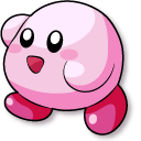 Kirby Batamon and Flower cursor