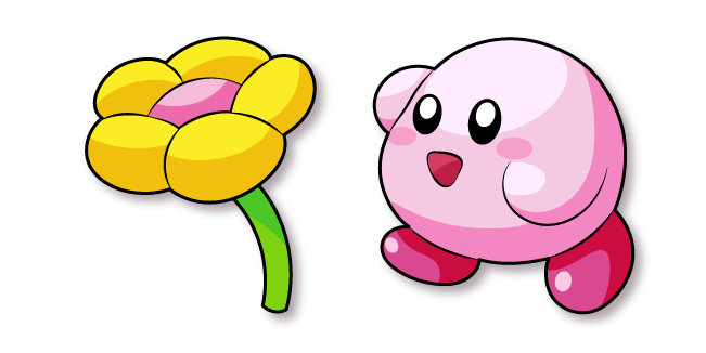 Kirby Batamon and Flower