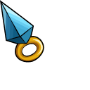 Kirby Ninja and Kunai pointer