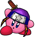 Kirby Ninja and Kunai cursor