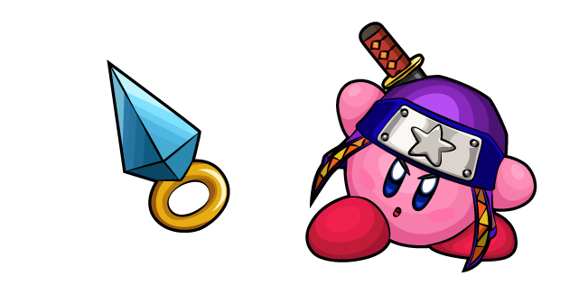 Kirby Ninja and Kunai