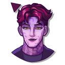 KPop Demon Hunters Abby and his Demon Form cursor