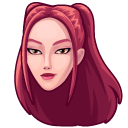 KPop Demon Hunters Mira and a Glaive cursor
