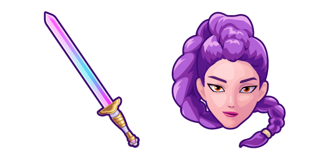 KPop Demon Hunters Rumi Nim and a Sword