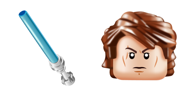 LEGO Anakin Skywalker and Lightsaber