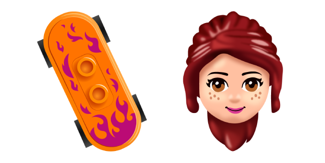 LEGO Friends Mia and Skateboard