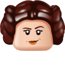 LEGO Princess Leia and Blaster cursor