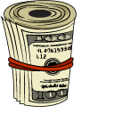 100 Dollars and Bankroll cursor